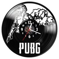 Zegar ścienny z płyty winylowej Pubg 1064.14