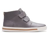 Clarks Półbuty damskie - Un Maui Mid ocieplane - rozmiar 36 - szare, skóra