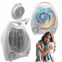 WENTYLATOR TERMOWENTYLATOR GRZEJNIK ELEKTRYCZNY FARELKA GRZEJE CHŁODZI