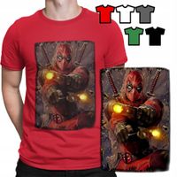 KOSZULKA T-SHIRT MĘSKI WZORY DO WYBORU - DEADPOOL MARVEL FILMY - L