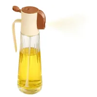 Spryskiwacz 380ml do oliwy oleju octu 2w1 dozownik w spreyu szklany