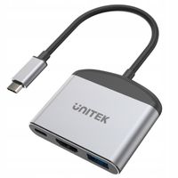 2 x ADAPTER UNITEK USB TYP-C NA HDMI 8K, USB-A, USB