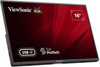 Monitor ViewSonic 16" VA1650 IPS FHD 60Hz HDMI 2xUSB-C głośniki