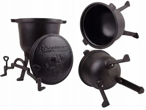 Kociołek Myśliwski 11 L Żeliwny GARNEK Pieczonek na Arena.pl