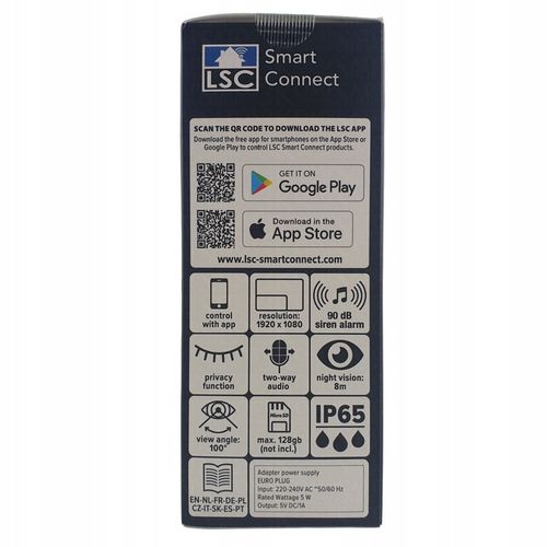 IP KAMERA ZEWNĘTRZNA SOLIDNA FULL HD 1080p Wi-Fi ALARM Smart Connect LSC na Arena.pl