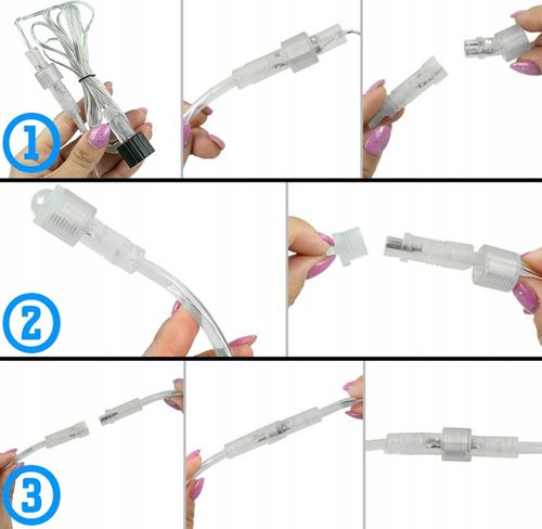 WĄŻ LED ŚWIETLNY ZEWNĘTRZNY BIAŁY ZIMNY LAMPKI PROGRAMATOR IP67 10m 230V na Arena.pl