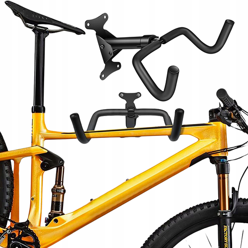 Wieszak Rowerowy Ścienny Uchwyt Składany Stalowy Na Rower do 40kg Hak na Arena.pl