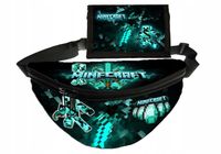 KOMPLET Minecratf Portfel sportowy + NERKA zestaw