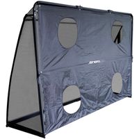 bramka do piłki nożnej z siatką i tarczą strzelecką 240x160x80cm enero pro