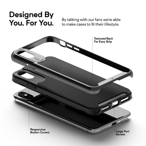 Caseology Wavelength Case Etui do iPhone Xs Max (Black) na Arena.pl
