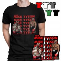 KOSZULKA T-SHIRT MĘSKI WZORY - IRON MIKE TYSON BOKS MMA WALKI KLATKA - L
