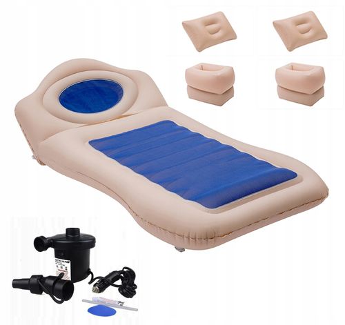 MATERAC DO SAMOCHODU ŁÓŻKO DO AUTA + POMPKA na Arena.pl