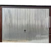 GARAŻ BLASZANY 3m x 6m pion - spad tył Brama uchylna - Ocynk BOX10 3x6