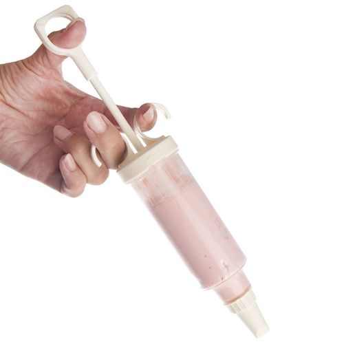 Strzykawka Dekorator Szpryca do Kremu Ciast Tortów Deserów + Końcówki na Arena.pl