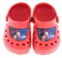 KLAPKI KROKSY DZIECIĘCE DLA CHŁOPCA SPIDERMAN CHODAKI GUMOWE ROZMIAR 24/25