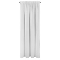 Firana na taśmie gładka z etaminy SANDRA 140X270 biała