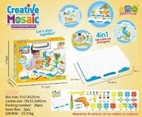 KX7838_1 Puzzle Klocki w walizce 4w1 + wkretarka