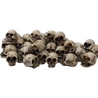 Gotyckie rzeźby czaszek dekoracje Halloween 40 szt.