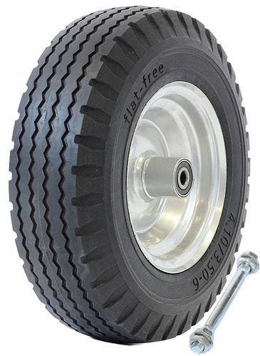 KOŁO PEŁNE 4.10/3.50-6 DO WÓZKA TACZKI 350-6 350x6 na Arena.pl