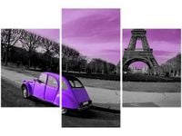 90X60CM OBRAZ CYTRYNA FIOLECIE