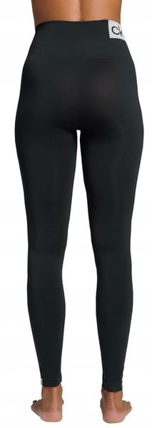 CK CALVIN KLEIN LEGINSY DAMSKIE MICROFIBER BLACK M zdjęcie 3