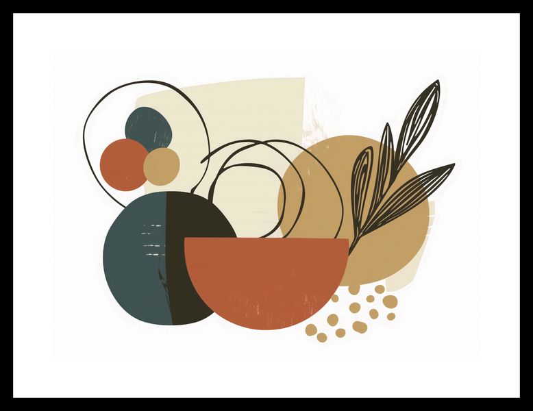 Plakat 35x25cm Kolaż Roślin zdjęcie 3