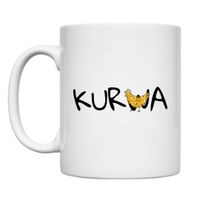 KUBEK "KUR(W)A" Wzór - Klasyczny 330 ml - 36 sztuk