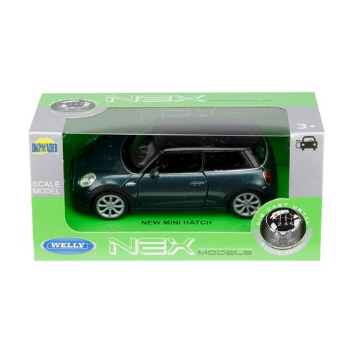 Model 1:34, NEW Mini Hatch, zielony na Arena.pl