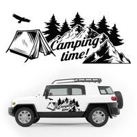 NAKLEJKA NA BOK AUTA jastrząb KAMPER przyczepę kempingową auto 120 cm