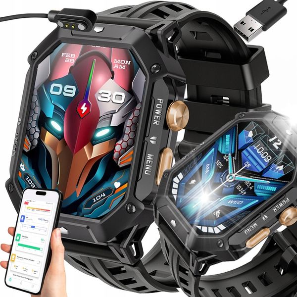 Smartwatch niktrade 10009 czarny zdjęcie 1