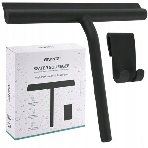 ŚCIĄGACZKA DO WODY PARY SZYB KABIN LUSTER HACZYK CZARNA NA PREZENT SEVANTE na Arena.pl