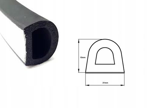 Uszczelka PROFIL DGP 21x15 czarna 50m na Arena.pl