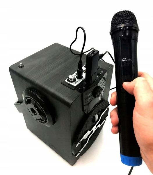 MIKROFONY KARAOKE BEZPRZEWODOWE DO ŚPIEWANIA MT395 zdjęcie 3