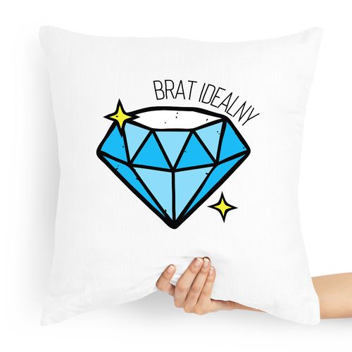 Poduszka Prezent Dla Brata Brat Idealny Z Nadrukiem Ze Zdjęciem na Arena.pl