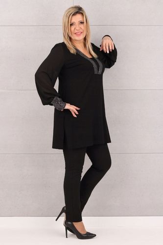 PIĘKNA WIZYTOWA TUNIKA BLUZKA DUŻE ROZMIARY na Arena.pl