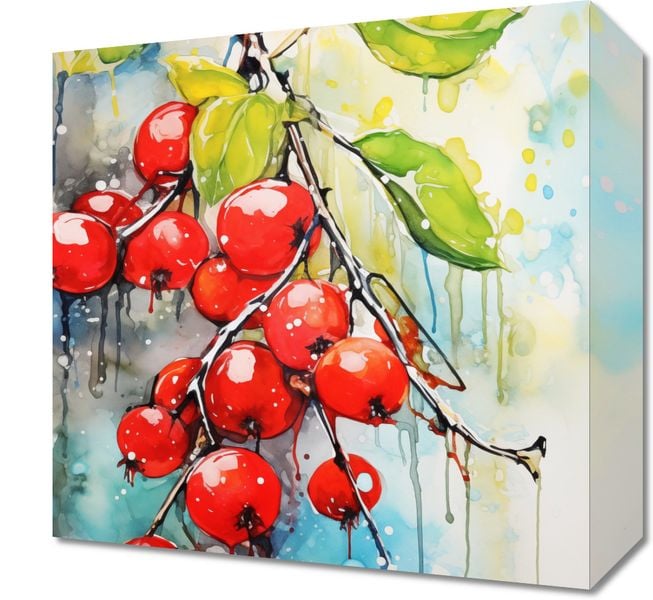 Obraz 30x30cm Symfonia Krwistych Owoców zdjęcie 1
