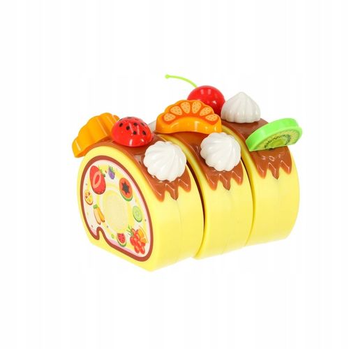 Tort Urodzinowy Misio Do Krojenia Dla Dzieci Z Akcesoriami 80 El. Niebieski na Arena.pl