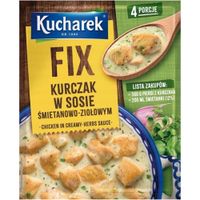 Kucharek FIX KURCZAZK W SOSIE ŚMIETANOWO ZIOŁOWYM na 4 porcje - 30g