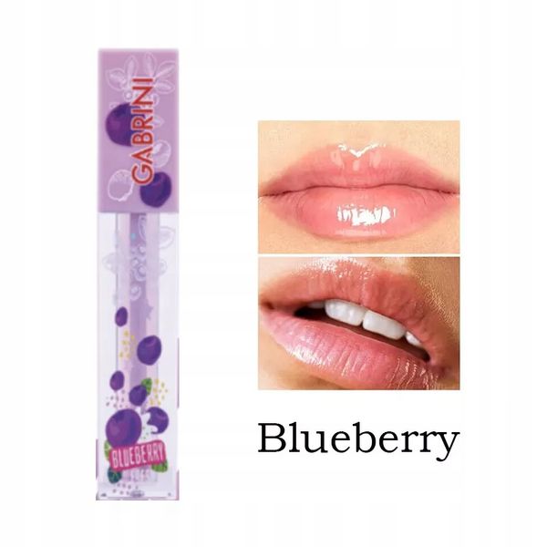 Gabrini - nawilżający owocowy błyszczyk do ust Blueberry Jagoda 4ml zdjęcie 3