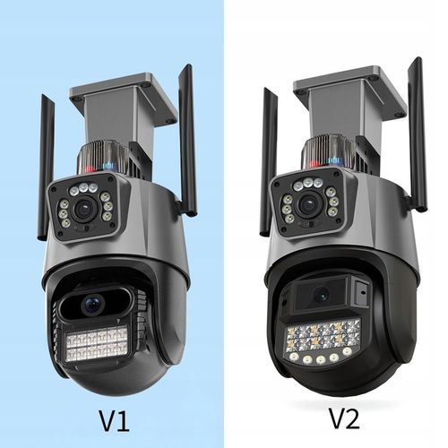 PODWÓJNA KAMERA IP 2W1 ZEWNĘTRZNA OBROTOWA WIFI 2x 3MPx FULL HD+ MONITORING na Arena.pl