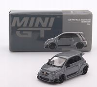 MINI GT FIAT ABARTH 595 LB-WORKS x Abas Works 2024 Grey 1:64