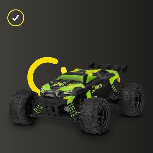 SAMOCHÓD RC AUTO TERENOWY NA PILOTA 4x4 DUŻY AKUMULATOR x 2szt SKALA 1:18 na Arena.pl