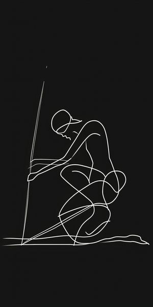 Plakat 50x100cm Linia zdjęcie 1