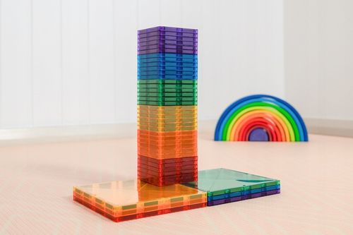 KLOCKI MAGNETYCZNE KREATYWNE 42 EL RAINBOW SQUARE PACK CONNETIX na Arena.pl