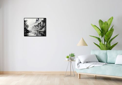 Plakat 60x50cm Mglisty Refleks na Arena.pl