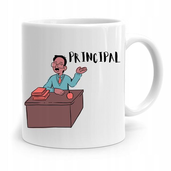 Dla Dyrektora Kubek Principal Na Prezent Z Nadrukiem Ze Zdjęciem zdjęcie 1