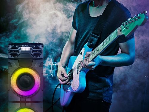 SVEN PS-1900 GŁOŚNIK PRZENOŚNY PARTYBOX 1000W BLUETOOTH KARAOKE STROBOSKOP na Arena.pl