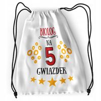 Plecak Sportowy Szkolny Biologa Worek Torba Z Nadrukiem Ze Zdjęciem