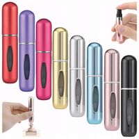 8x Atomizer Podróżny 5ml Butelka na Perfumy Flakon Fiolka Zestaw Dozownik