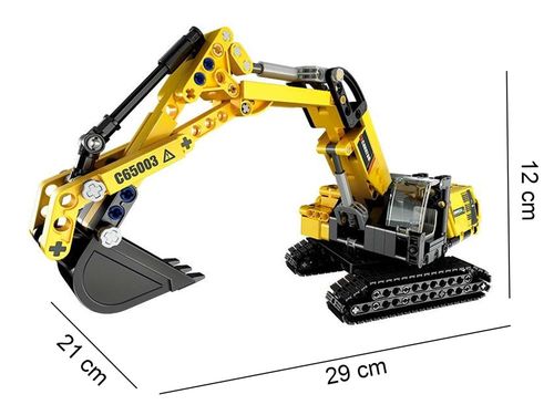 ZESTAW  KONSTRUKCYJNA KOPARKA Z RUCHOMYMI ELEMENTAMI na Arena.pl